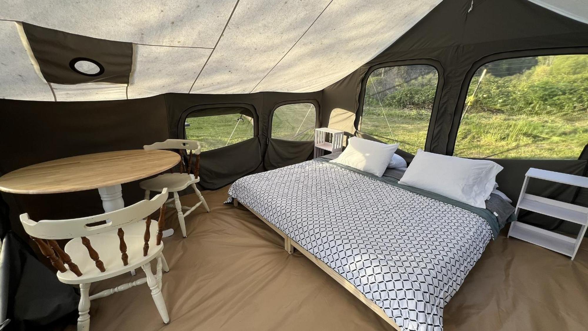 Glamping Tent On The River Klamath Bagian luar foto